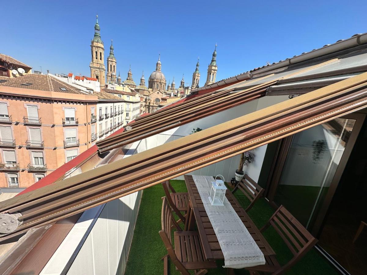 Dos Torres Atico - Solarium Privado En Calle Alfonso I Zaragoza Exterior foto